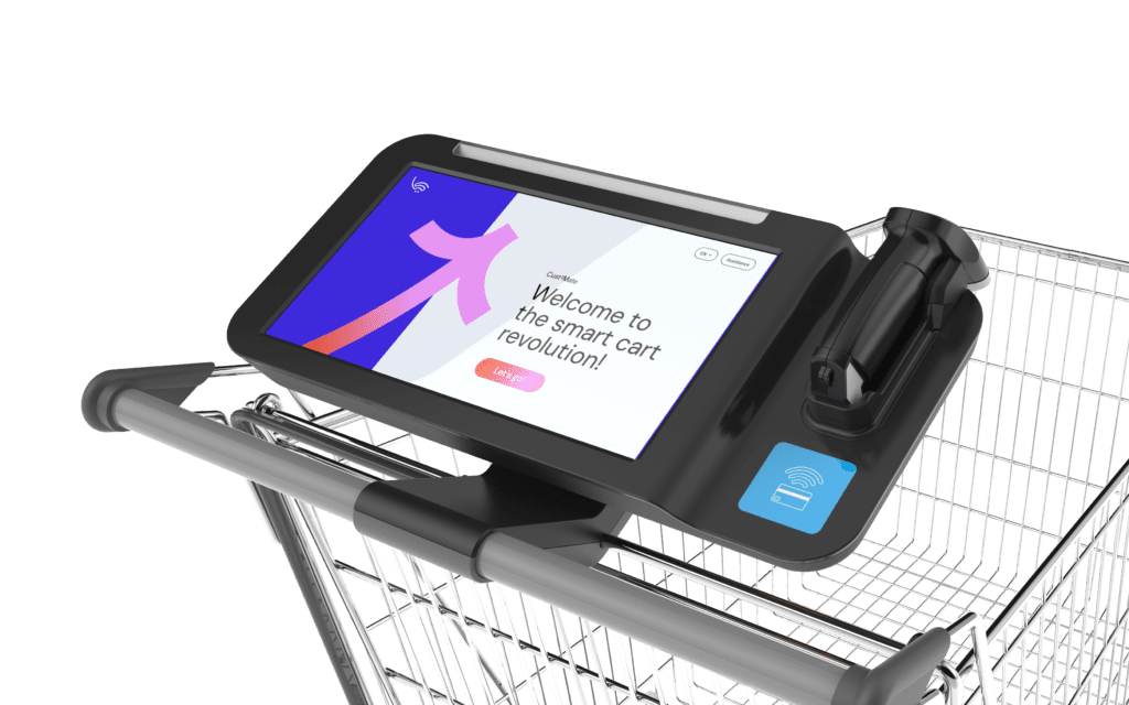 Cust2Mate all in one smart-cart panel